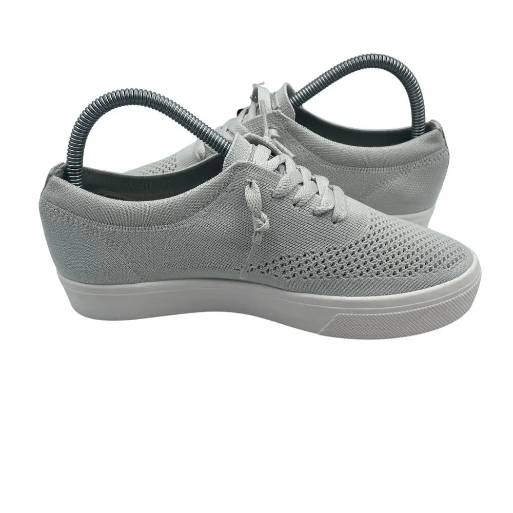 Skechers Street Poppy Stream Lined Mesh Knit Shoes Comfort Gray Womens 7.5